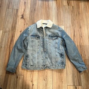 Denim Sherpa Jacket
